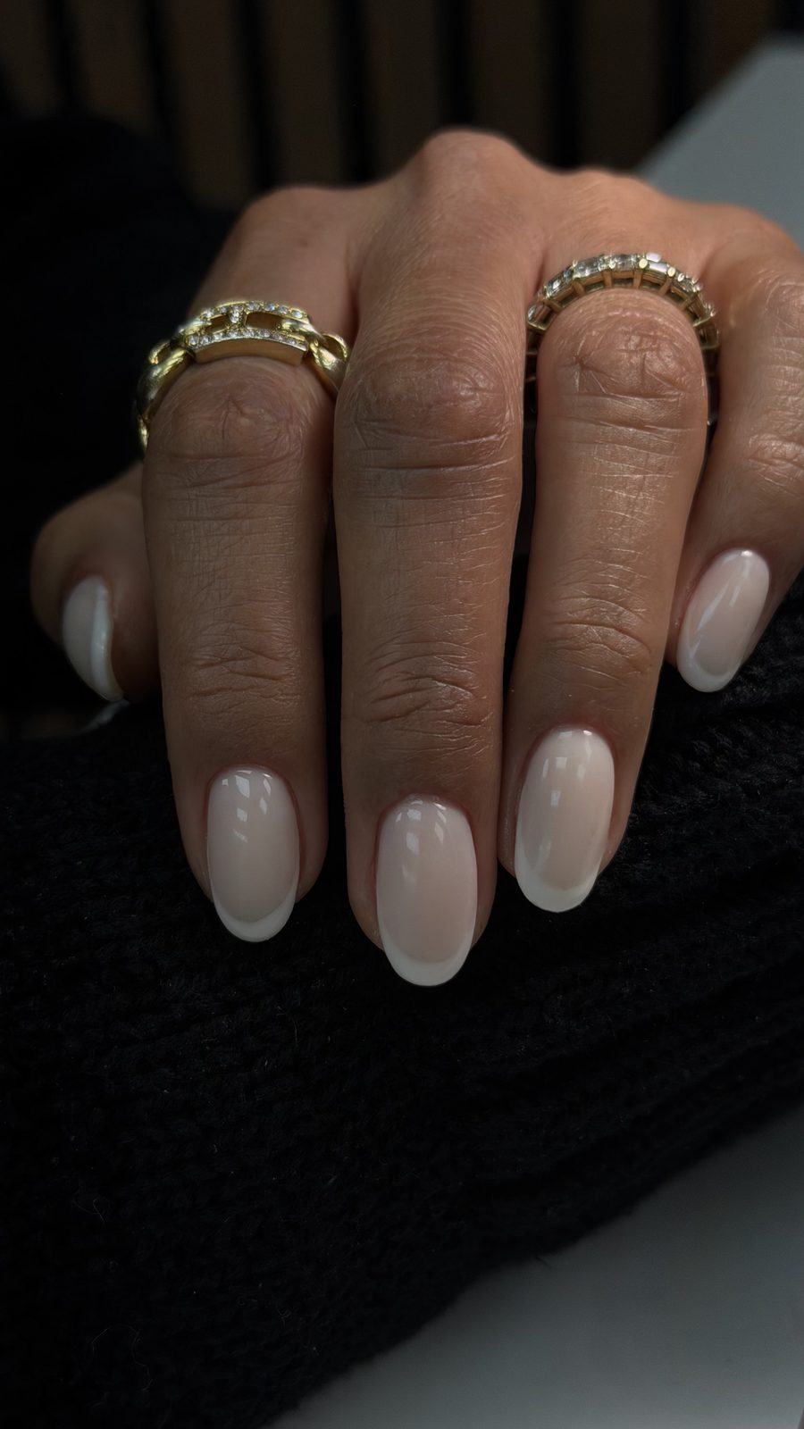 Natural nude gel manicure at Hideaway Nail Design, North Hollywood